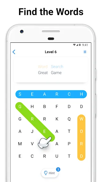 Word Search - crossword puzzle (Уорд Срч)  [МОД Unlimited Money] Screenshot 1