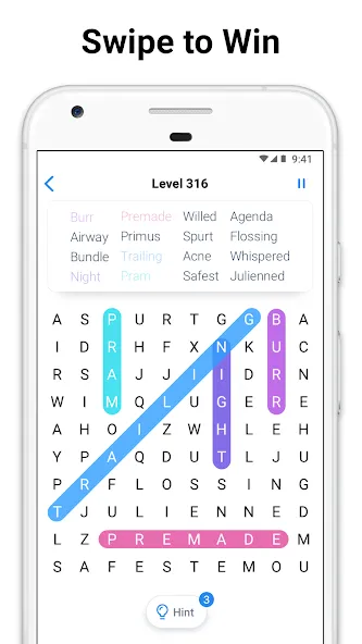 Word Search - crossword puzzle (Уорд Срч)  [МОД Unlimited Money] Screenshot 3