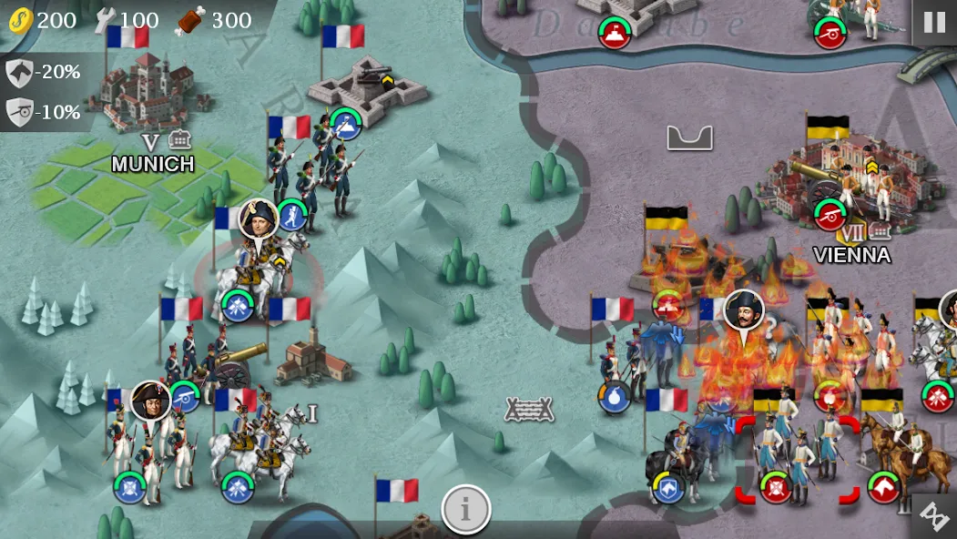 European War 4 : Napoleon (Европейская война 4)  [МОД Много монет] Screenshot 3