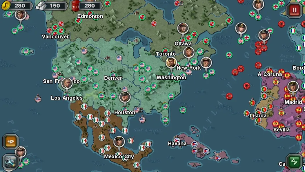 World Conqueror 3-WW2 Strategy (Ворлд Конкерор 3)  [МОД Unlimited Money] Screenshot 2