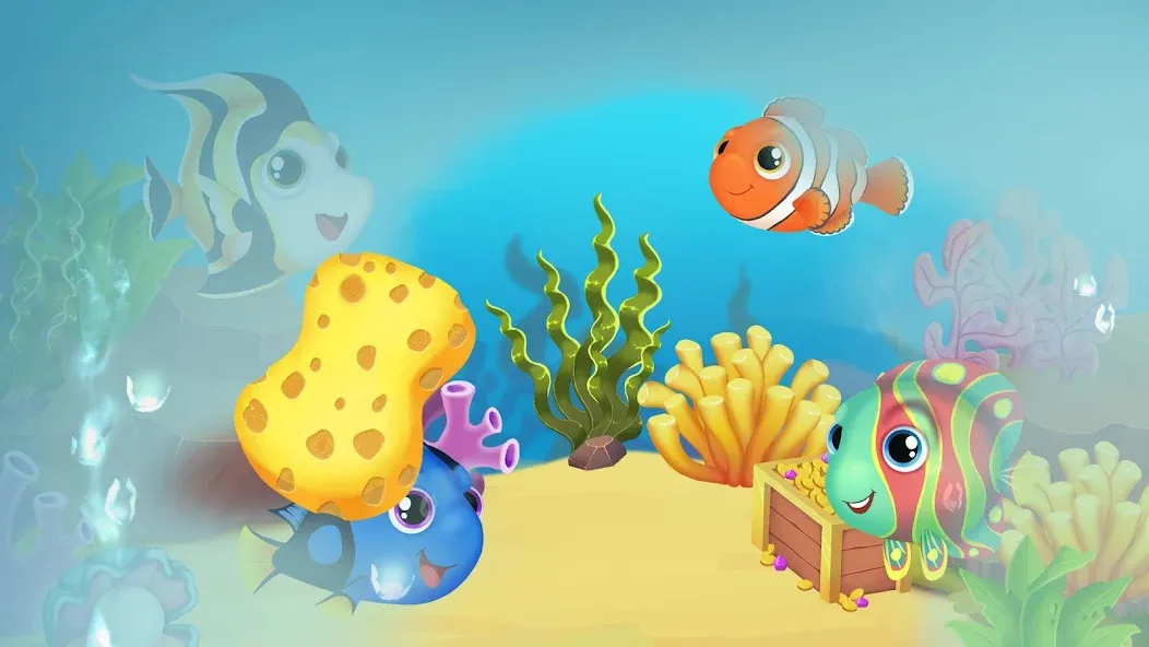 Baby Aquarium - Fish game  [МОД Unlocked] Screenshot 2