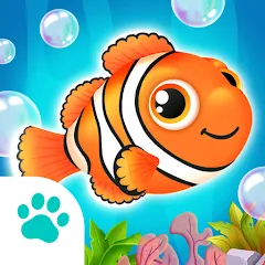 Взлом Baby Aquarium - Fish game  [МОД Unlocked] - стабильная версия apk на Андроид