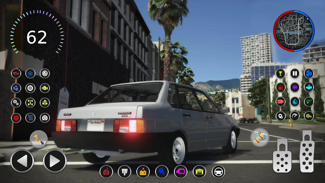 21099 Lada: Russian Racer Max  [МОД Меню] Screenshot 4