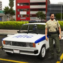 Скачать взломанную Police Car Riders: VAZ 2107  [МОД Menu] - последняя версия apk на Андроид