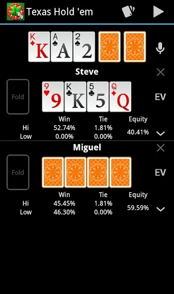 Poker Calculator  [МОД Меню] Screenshot 3