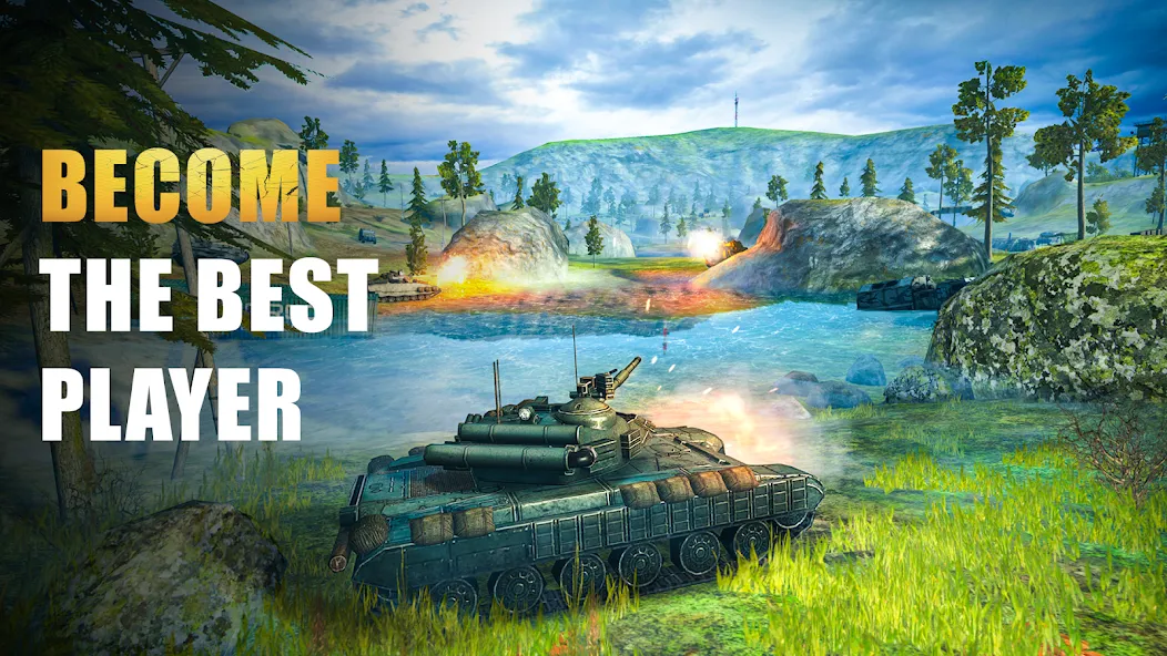 Tank Force: Tank games blitz  [МОД Unlimited Money] Screenshot 2