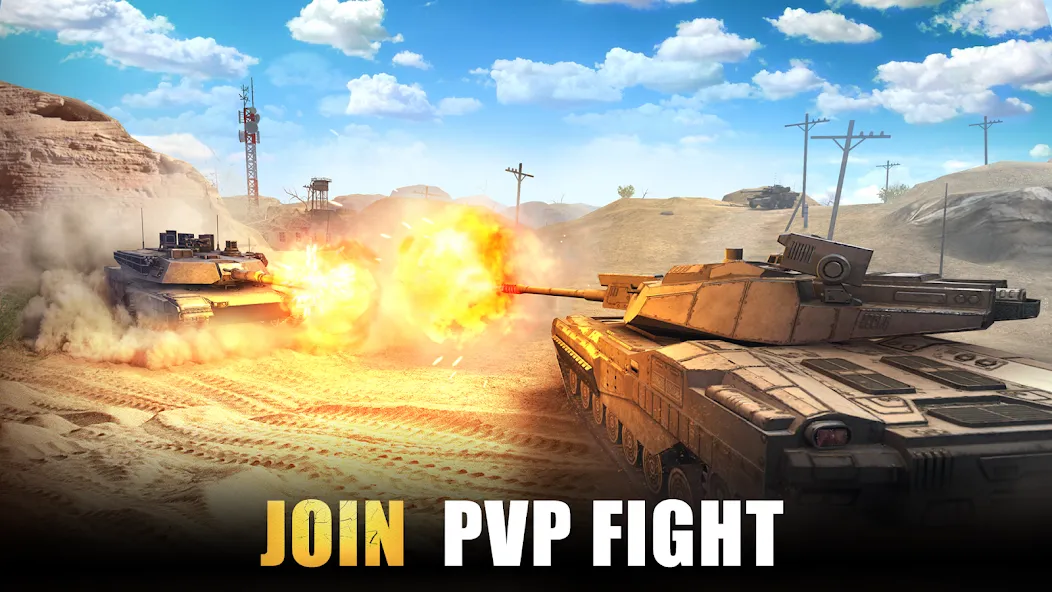 Tank Force: Tank games blitz  [МОД Unlimited Money] Screenshot 3