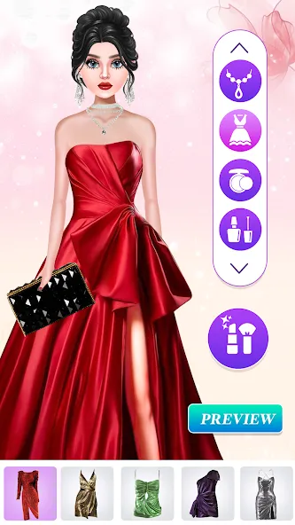 Fashion Show: Dress up Games (Фэшн Шоу)  [МОД Бесконечные монеты] Screenshot 2