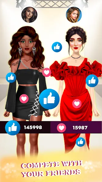 Super Stylist: Dress Up Games  [МОД Много денег] Screenshot 2