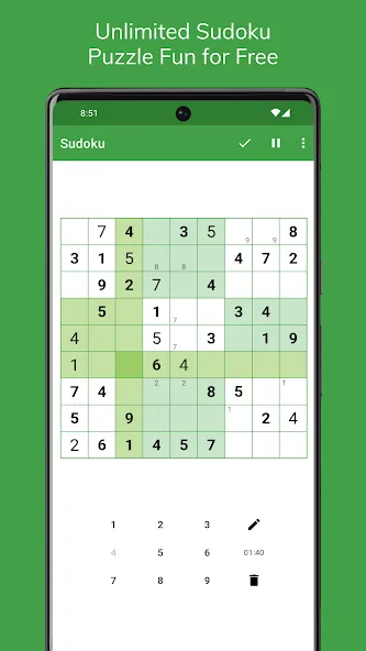 Sudoku  [МОД Много монет] Screenshot 1