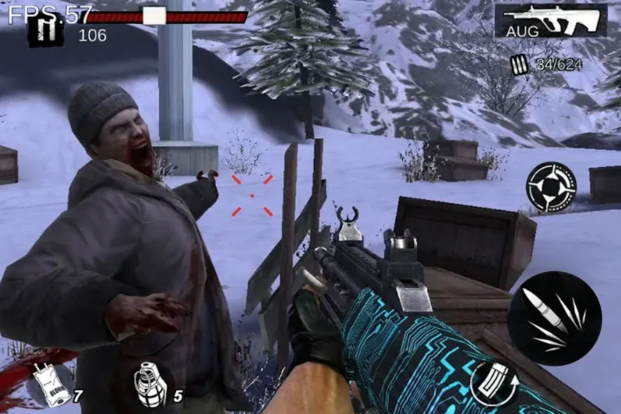 Zombie Frontier 4: Shooting 3D (Зомби Фронт 4)  [МОД Бесконечные монеты] Screenshot 5