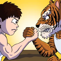 Взлом Arm Wrestling Clicker (Армреслинг Кликер)  [МОД Все открыто] - стабильная версия apk на Андроид