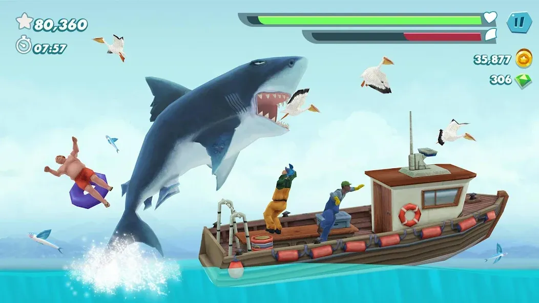 Hungry Shark Evolution (Хангри Шарк Эволюшн)  [МОД Все открыто] Screenshot 5