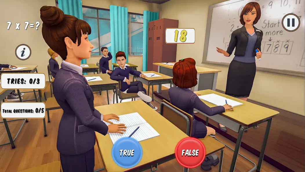 High School Teacher Simulator  [МОД Все открыто] Screenshot 2