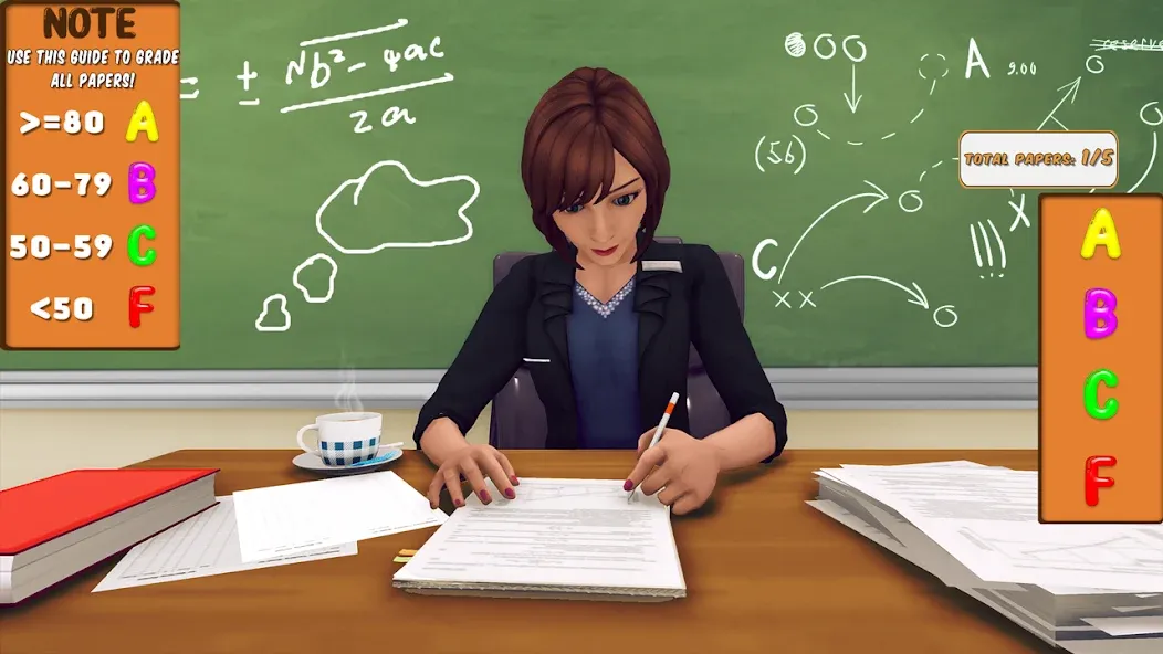 High School Teacher Simulator  [МОД Все открыто] Screenshot 3