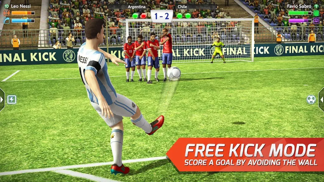 Final Kick: Online Soccer (Финаль кик)  [МОД Бесконечные монеты] Screenshot 2