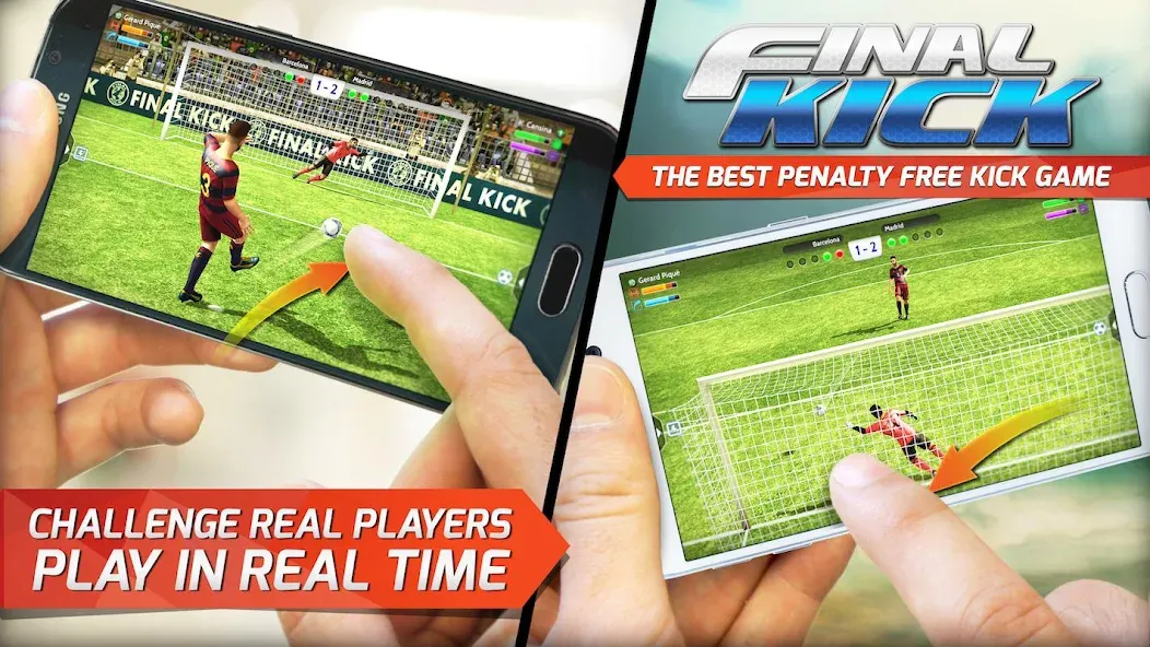 Final Kick: Online Soccer (Финаль кик)  [МОД Бесконечные монеты] Screenshot 3