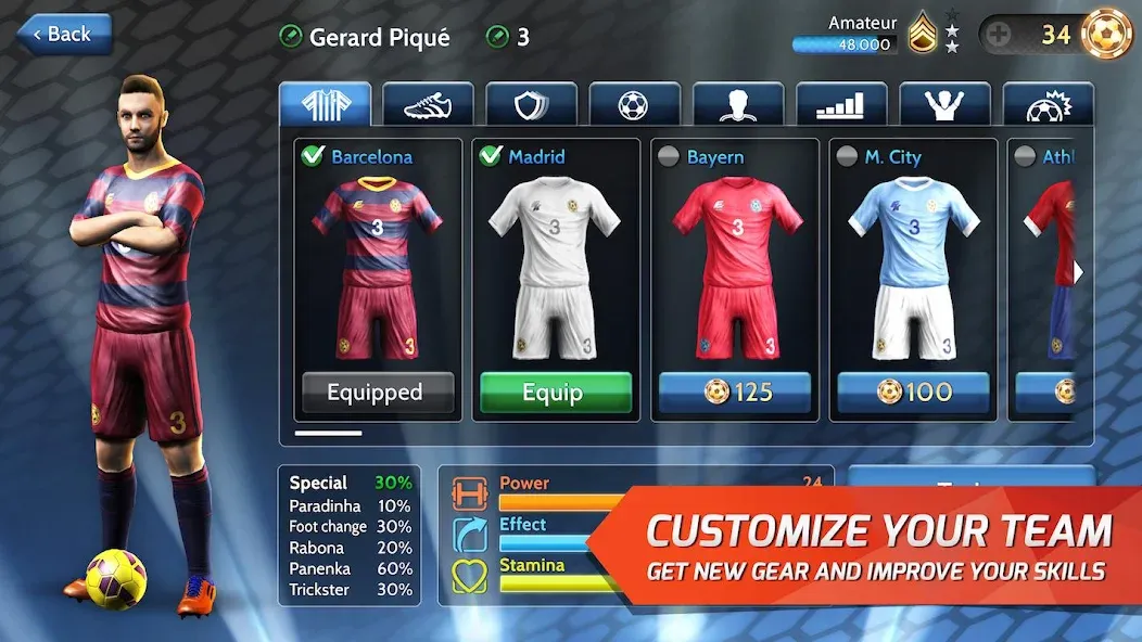 Final Kick: Online Soccer (Финаль кик)  [МОД Бесконечные монеты] Screenshot 5