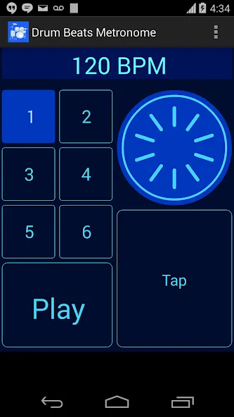 Drum Beats Metronome  [МОД Menu] Screenshot 1