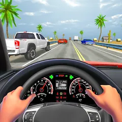 Взломанная Traffic Racing In Car Driving (Трафик Рейсинг Ин Кар Драйвинг)  [МОД Все открыто] - стабильная версия apk на Андроид