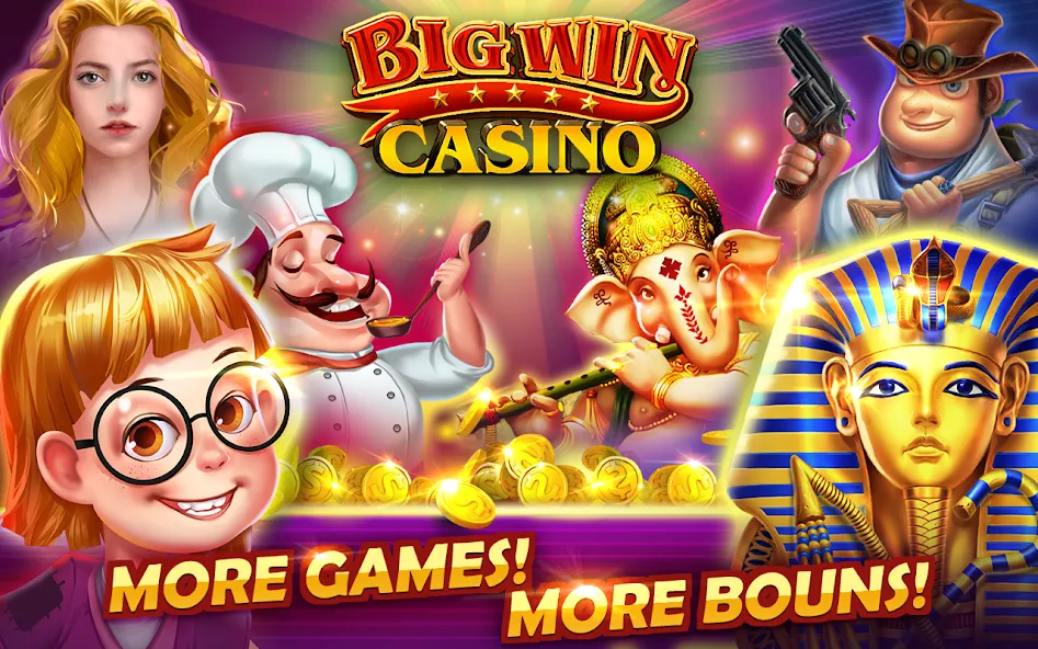 Big Win - Slots Casino™ (Биг Вин)  [МОД Меню] Screenshot 1