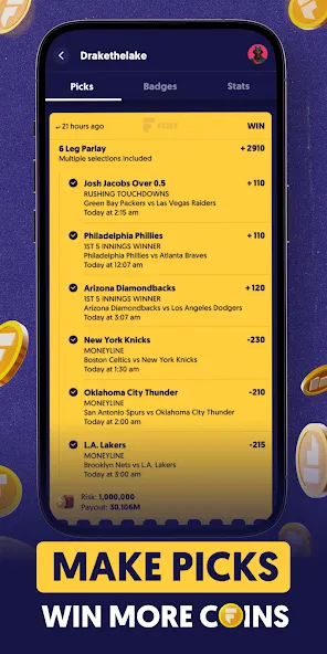 Fliff - Sports Picks (Флифф)  [МОД Mega Pack] Screenshot 2