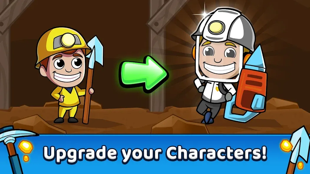 Idle Miner Tycoon: Gold Games  [МОД Unlimited Money] Screenshot 2