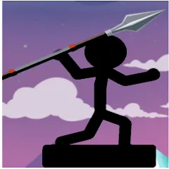 Скачать взломанную Spear war with Stickman (Спир вар)  [МОД Бесконечные монеты] - стабильная версия apk на Андроид