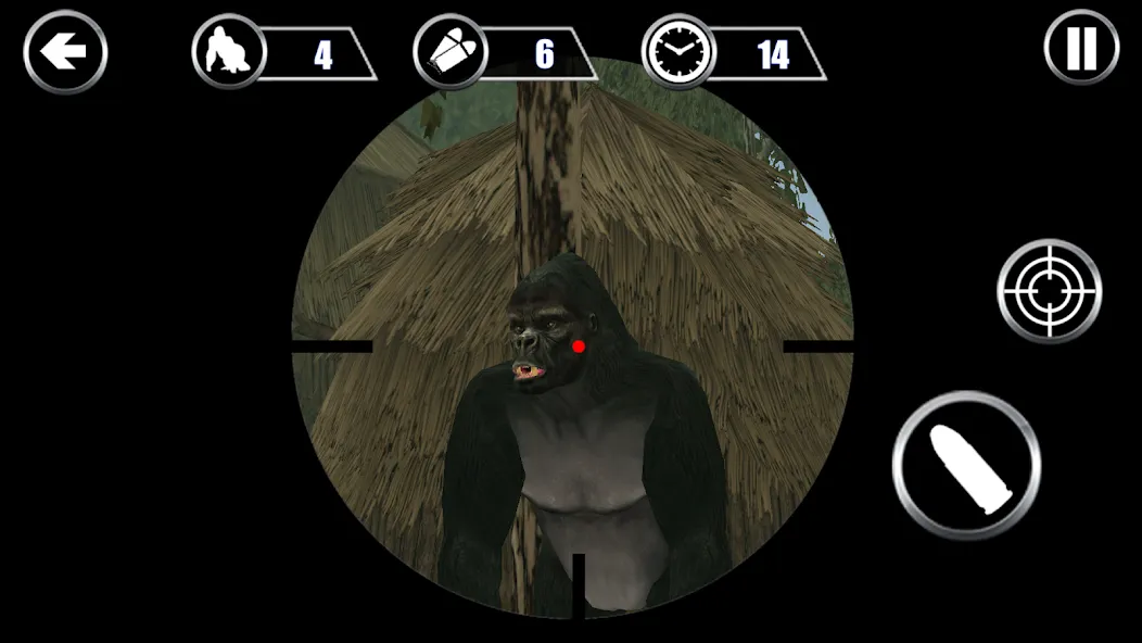 Gorilla Hunter: Hunting games (Горилла Хантер)  [МОД Много монет] Screenshot 4