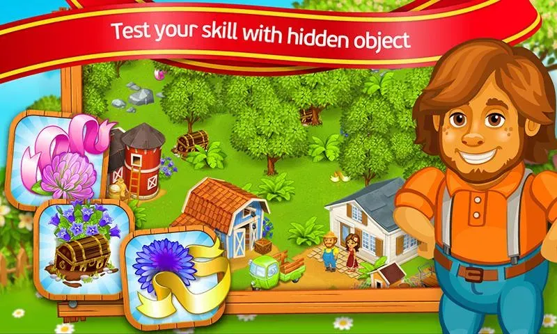 Farm Town: Cartoon Story  [МОД Бесконечные монеты] Screenshot 2