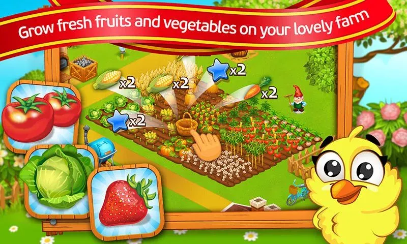 Farm Town: Cartoon Story  [МОД Бесконечные монеты] Screenshot 5