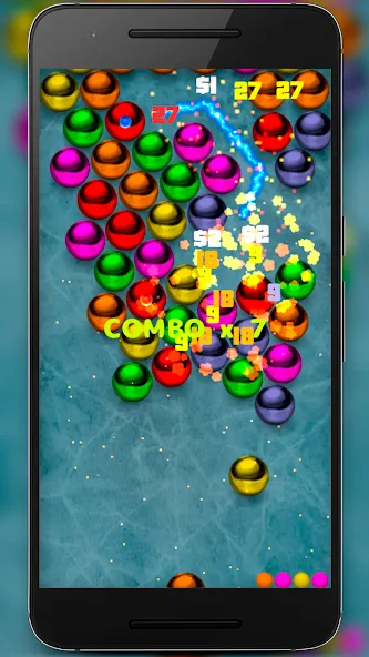 Magnetic balls bubble shoot  [МОД Меню] Screenshot 3