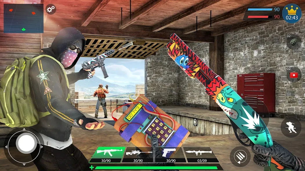 Commando Gun Shooting Games 3D  [МОД Меню] Screenshot 5