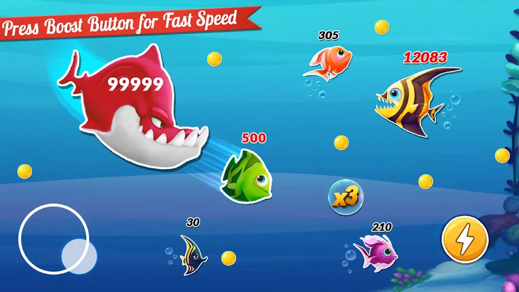 Fish.IO Fish Games Shark Games (Фиш Ай О Фиш Геймс Шарк Геймс)  [МОД Menu] Screenshot 1