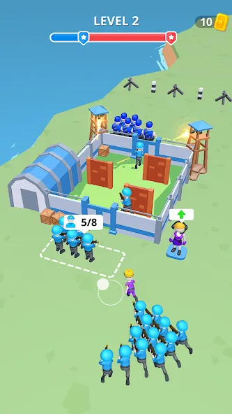 Army War Camp—Battle Game  [МОД Меню] Screenshot 2