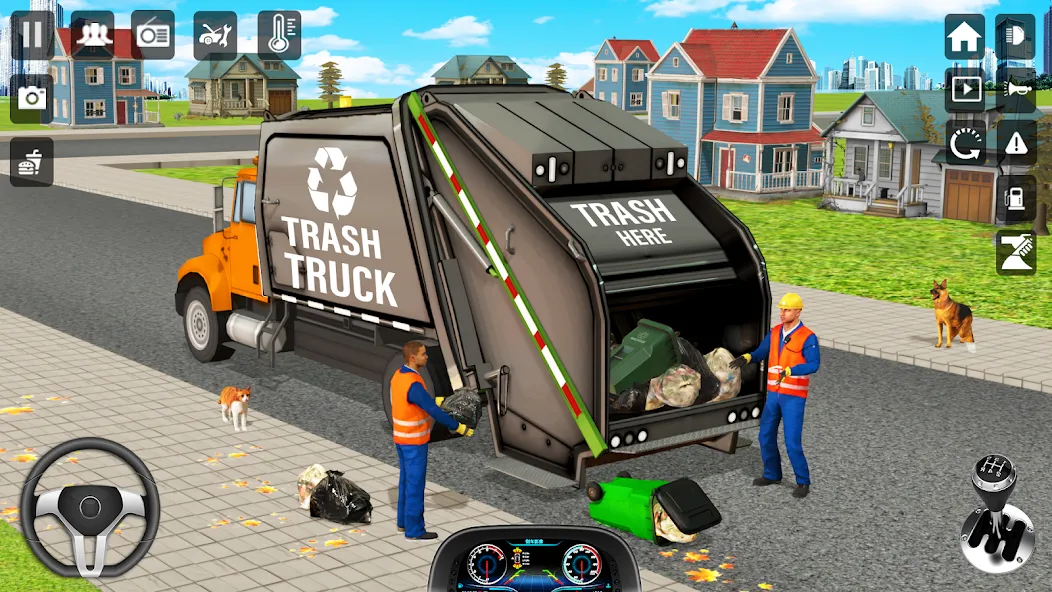 Trash Truck Games Simulator 3D  [МОД Много денег] Screenshot 4