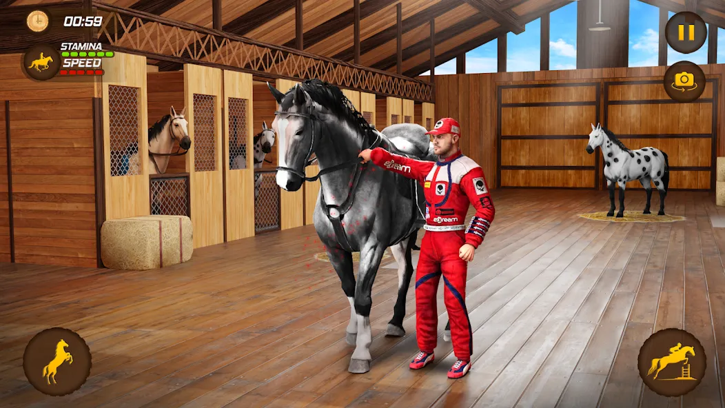 Horse Racing Game: Horse Games  [МОД Menu] Screenshot 1