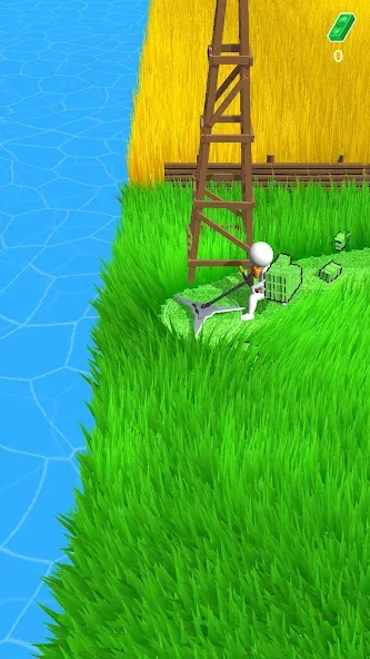 Stone Grass: Mowing Simulator (Стоун Грасс)  [МОД Бесконечные монеты] Screenshot 1