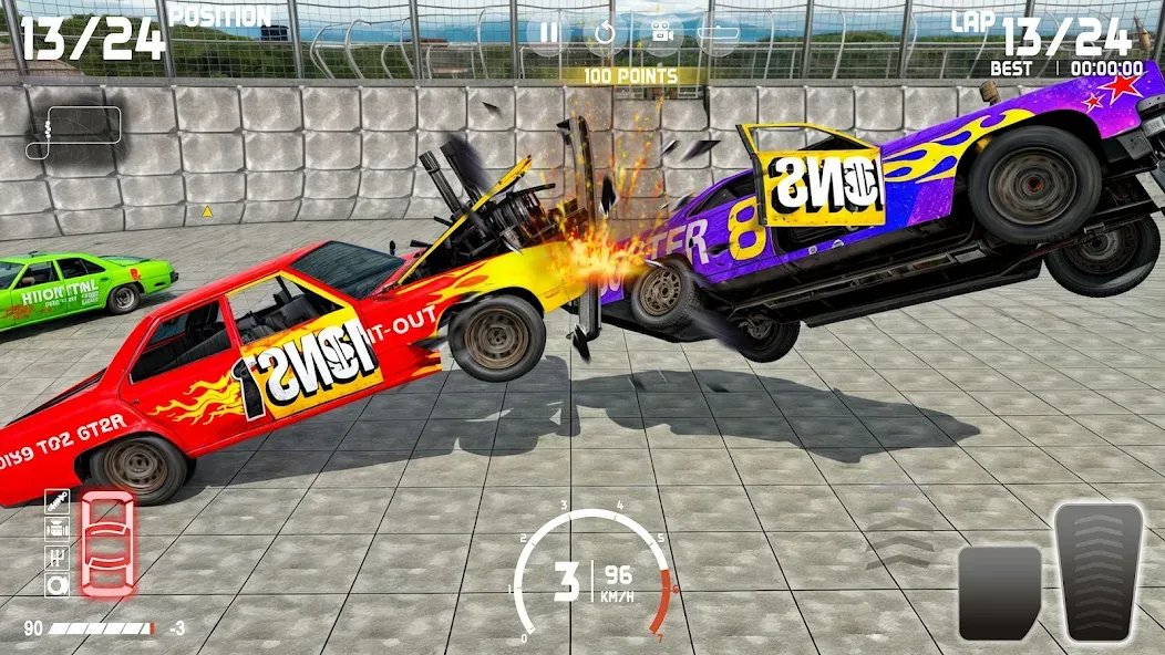 Demolition Derby: Car Games  [МОД Unlocked] Screenshot 5