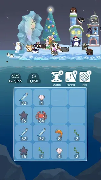 2048 Penguin Island  [МОД Unlimited Money] Screenshot 1