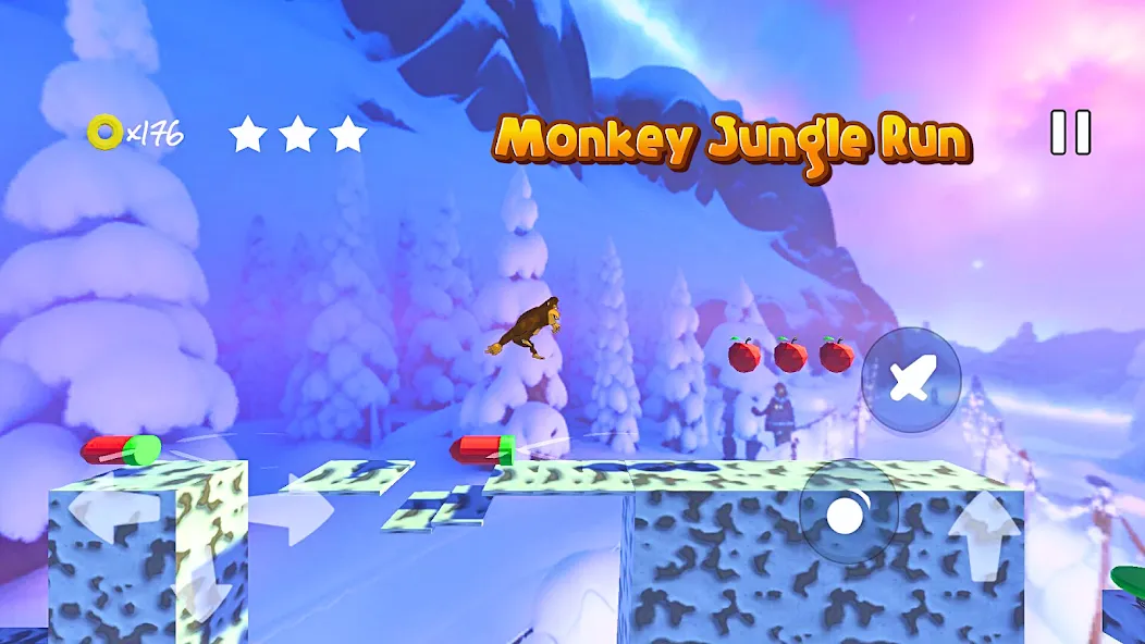 Monkey jungle run kong gorilla  [МОД Бесконечные монеты] Screenshot 4