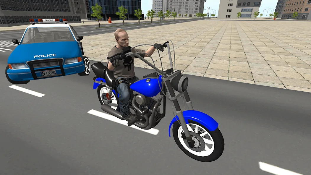 Bike Driving: Police Chase  [МОД Бесконечные монеты] Screenshot 3