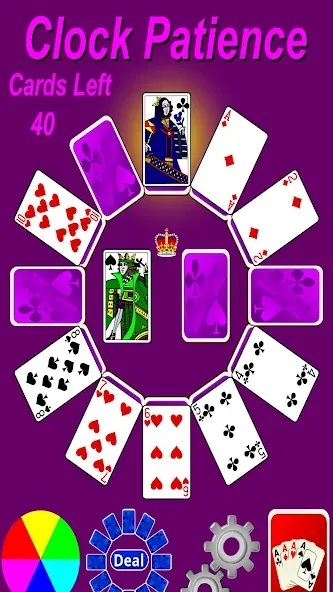 Clock Patience Solitaire (Клок Пэйшенс Солитер)  [МОД Unlimited Money] Screenshot 1