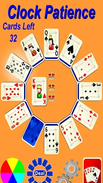 Clock Patience Solitaire (Клок Пэйшенс Солитер)  [МОД Unlimited Money] Screenshot 2