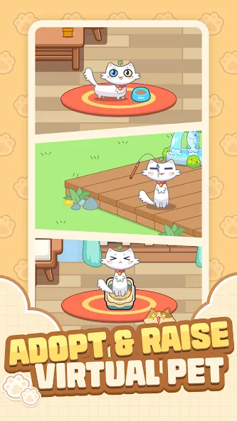 Cat Time - Cat Game, Match 3 (Кэт Тайм)  [МОД Unlimited Money] Screenshot 1