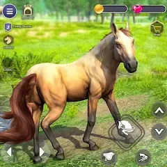 Взлом Virtual Wild Horse Family Sim (Виртуальное семейство диких лошадей)  [МОД Mega Pack] - полная версия apk на Андроид