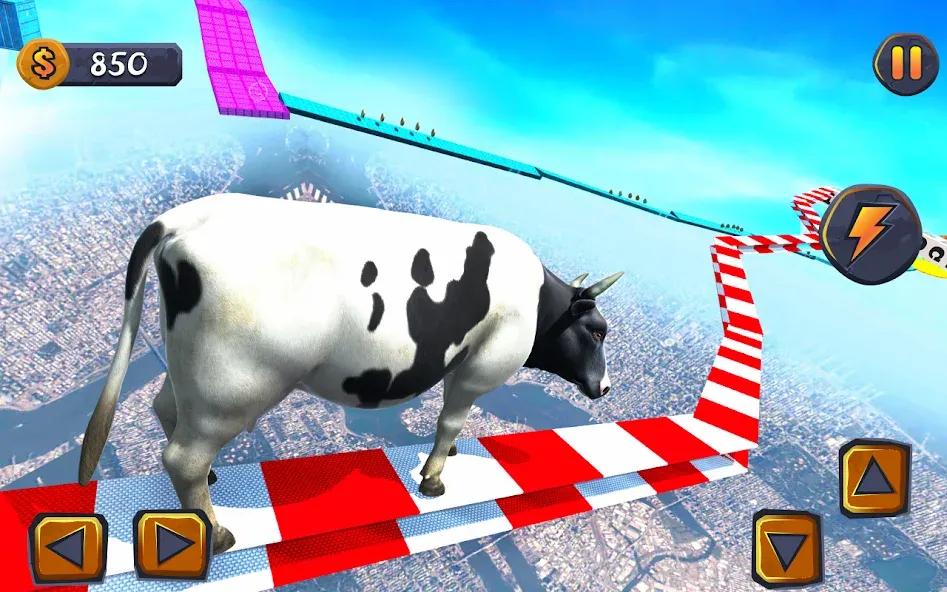 Epic Cow Ramp Rush Run Game  [МОД Много денег] Screenshot 3