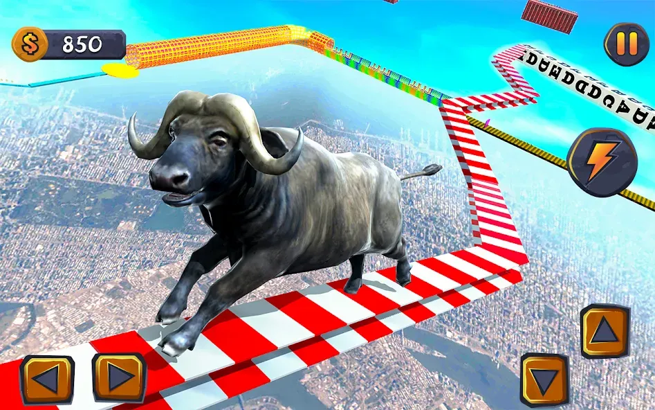 Epic Cow Ramp Rush Run Game  [МОД Много денег] Screenshot 4