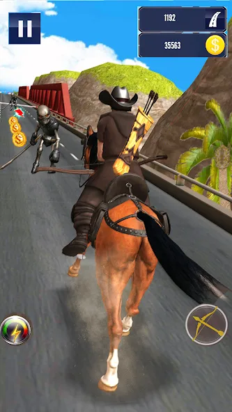 Cowboy Horse Run  [МОД Все открыто] Screenshot 4