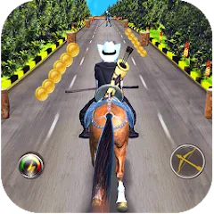 Скачать взлом Cowboy Horse Run  [МОД Все открыто] - стабильная версия apk на Андроид